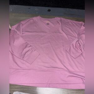 Tek Gear Pink V-Neck Sweater